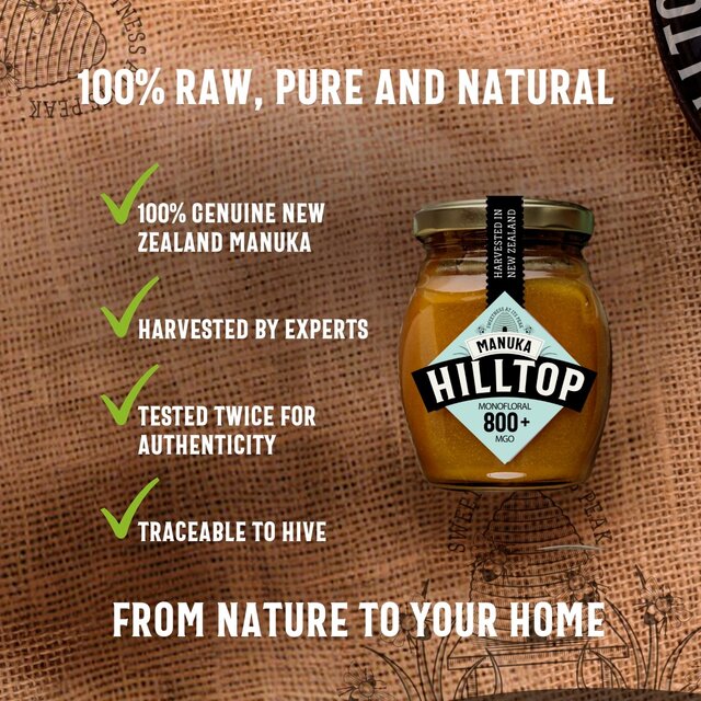 Hilltop Honey Manuka MGO800+ Honey thumbnail 2