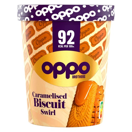 Oppo Brothers Caramelised Biscuit Swirl Ice Cream