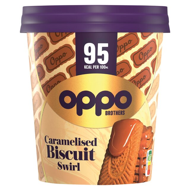 Oppo Brothers Caramelised Biscuit Swirl Ice Cream
