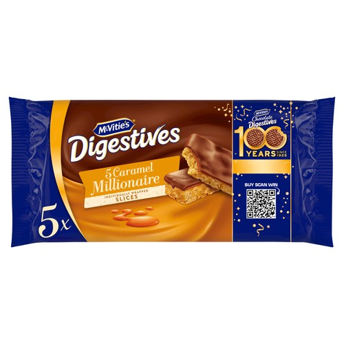 McVitie's Digestive Caramel Slices Cake Bars Multipack thumbnail 2