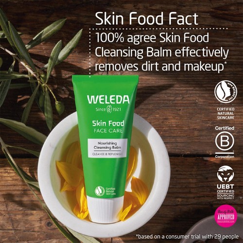 Weleda Skin Food Cleansing Balm Hydrating Face Cleanser Natural Derma thumbnail 2