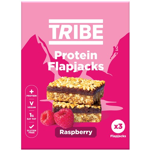 TRIBE Protein Flapjack - Raspberry