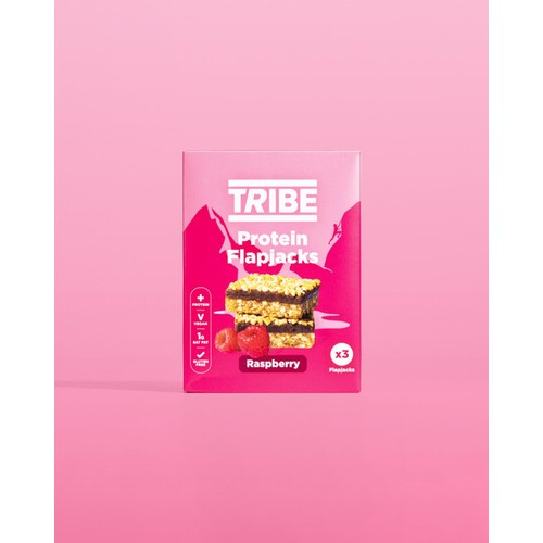 TRIBE Protein Flapjack - Raspberry thumbnail 2