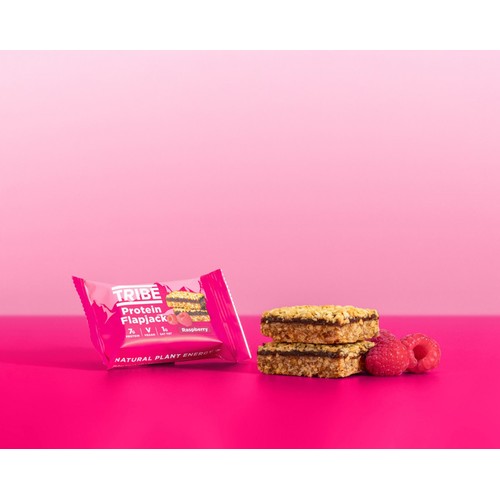 TRIBE Protein Flapjack - Raspberry thumbnail 2