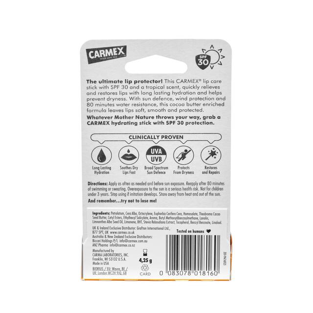 Carmex Tropical SPF 30 Lip Balm thumbnail 2