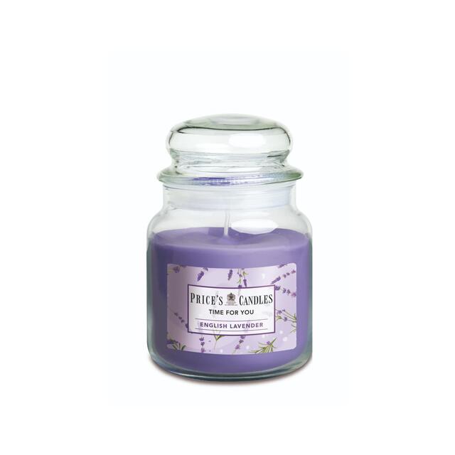 Price's English Lavender Medium Jar Candle