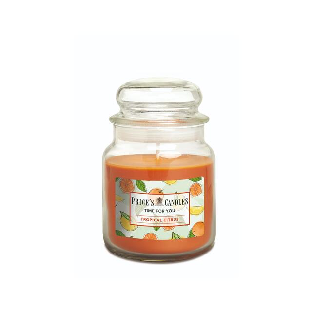 Price's Tropical Citrus Medium Jar Candle