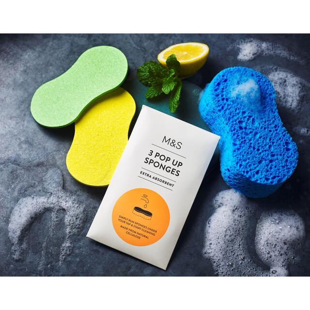 M&S 3 Pop Up Sponges thumbnail 2