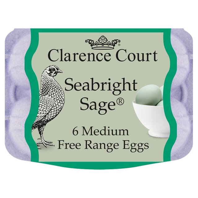 Clarence Court Free Range Seabright Sage Eggs