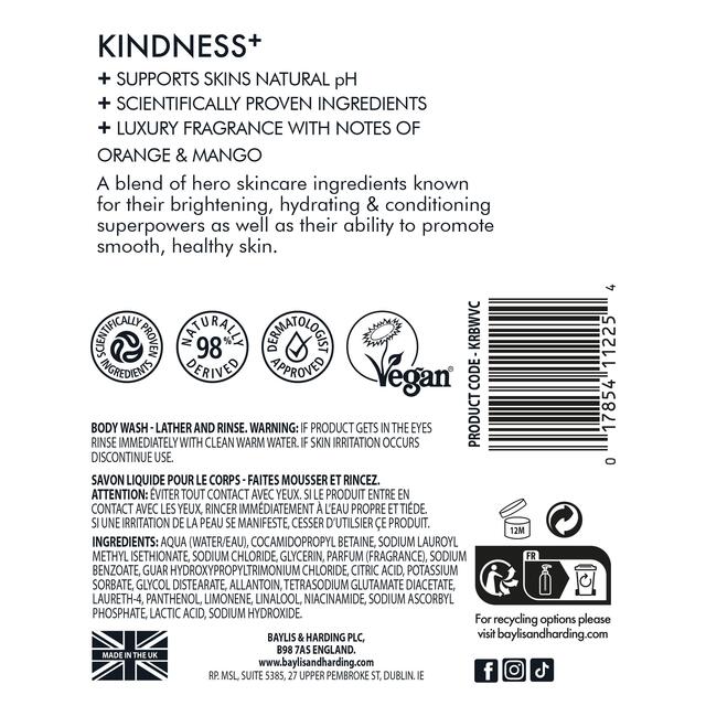 Baylis & Harding Kindness+ Vitamin C Brighten/Glow Body Wash thumbnail 2