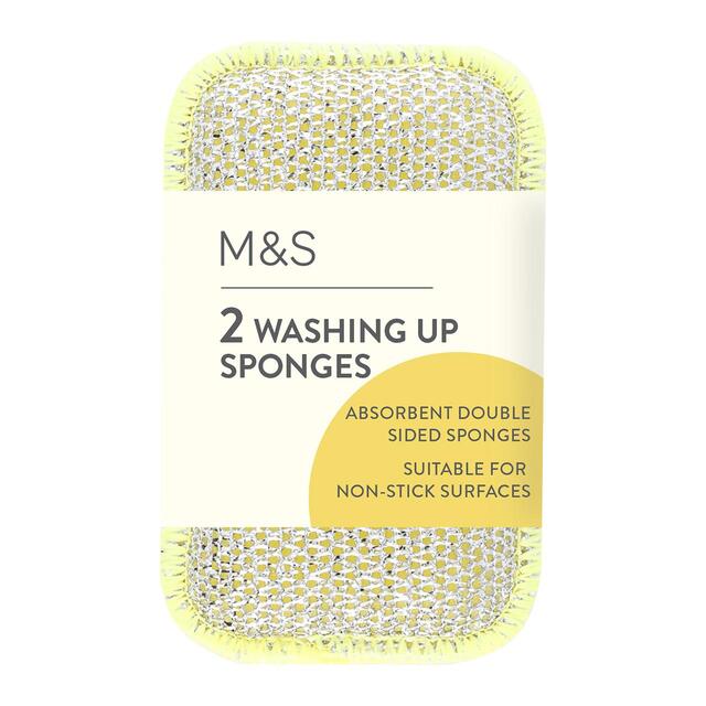 M&S 2 Washing Up Sponges
