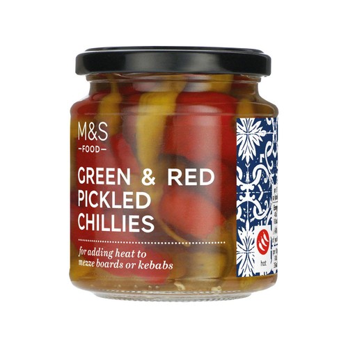 M&S Red & Green Pickled Chillis thumbnail 2