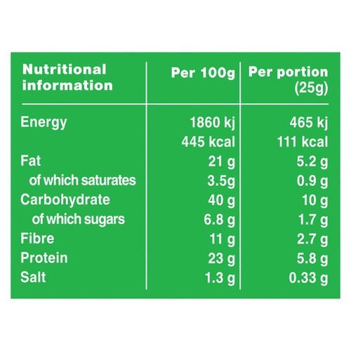 Graze Sea Salt & Pepper Protein Veg & Cashew Nuts Sharing Bag Snack thumbnail 3