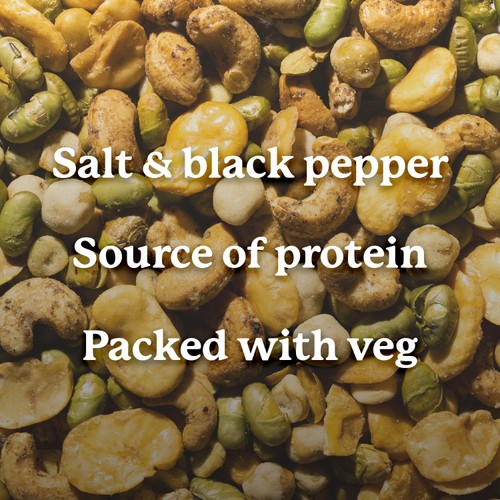 Graze Sea Salt & Pepper Protein Veg & Cashew Nuts Sharing Bag Snack thumbnail 5