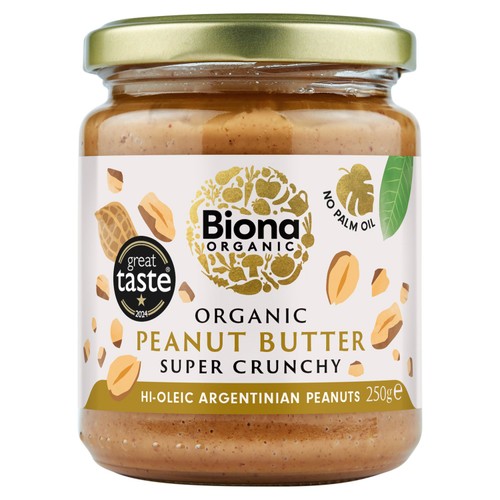 Biona Organic Hi Oleic Super Crunchy Peanut Butter