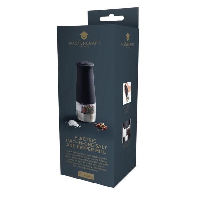MasterClass Electric Dual Salt & Pepper Mill thumbnail 2