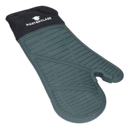 MasterClass Silicone Single Oven Glove, Green thumbnail 2