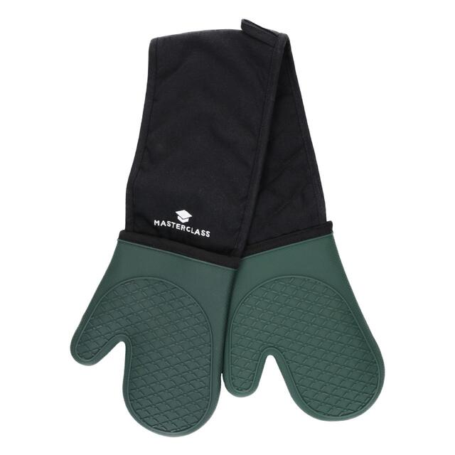 MasterClass Silicone Double-Sided Oven Glove, Green thumbnail 2