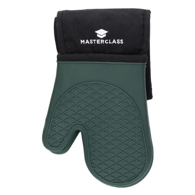 MasterClass Silicone Double-Sided Oven Glove, Green thumbnail 4