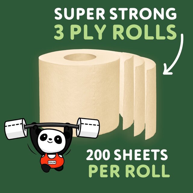 The Cheeky Panda Natural Colour Sustainable Bamboo Toilet Tissue thumbnail 4