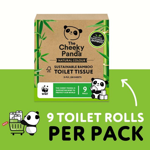The Cheeky Panda Natural Colour Sustainable Bamboo Toilet Tissue thumbnail 7