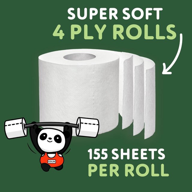 The Cheeky Panda Luxury Quilted Sustainable Bamboo Toilet Tissue thumbnail 7