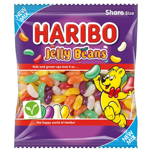 Haribo Jelly Beans Vegan Sweets Sharing Bag