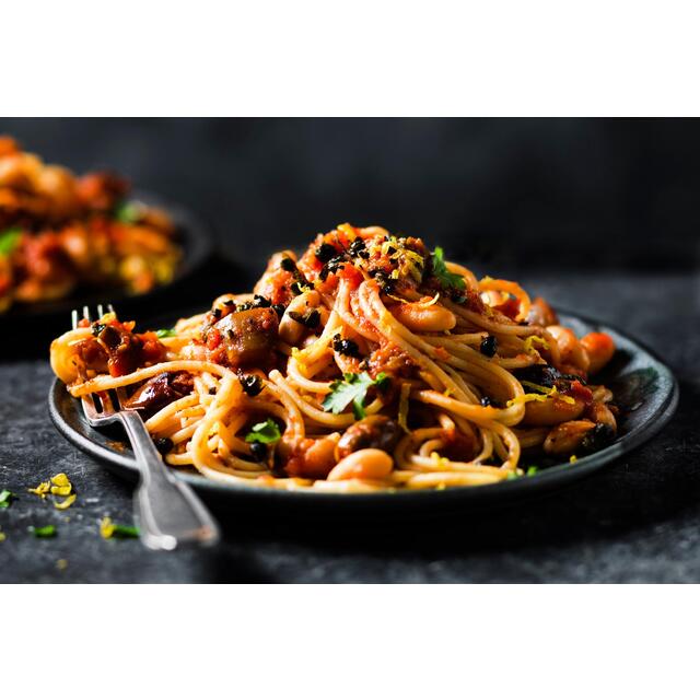 M&S Collection Aubergine Olive & Wild Caper Tomato Sauce thumbnail 2