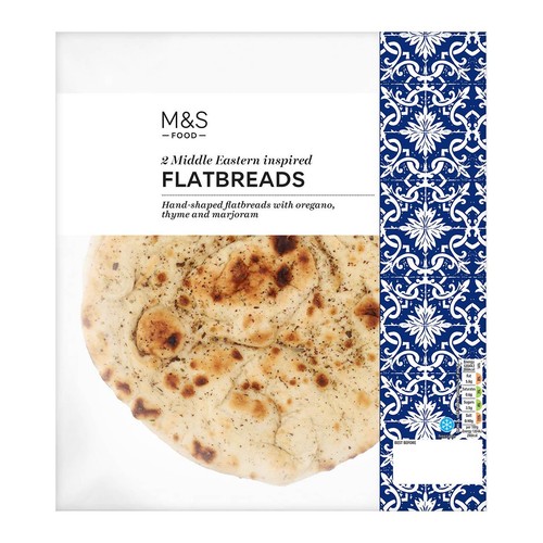 M&S 2 Middle Eastern Inspired Flatbreads thumbnail 2