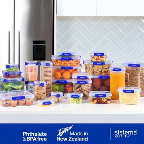 Sistema Klip It Plus 3.35L Containers 3 Pack Airtight Food Storage thumbnail 5