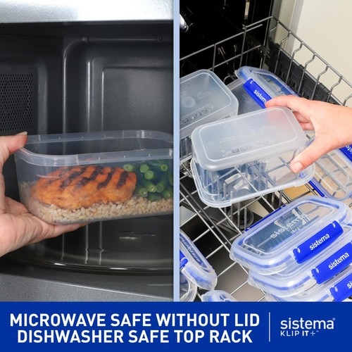Sistema Klip It Plus 3.35L Containers 3 Pack Airtight Food Storage thumbnail 6