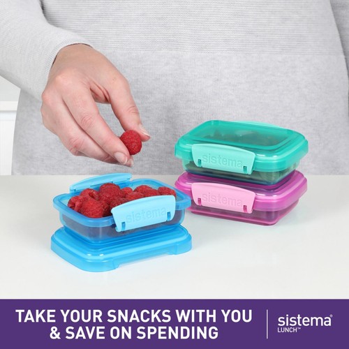 Sistema Lunch Containers 200ml 3 Pack Leakproof Storage thumbnail 3