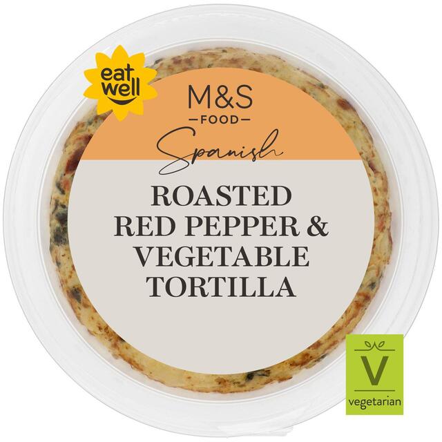 M&S Roasted Red Pepper & Vegetable Tortilla thumbnail 3