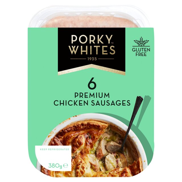 Porky Whites 6 Premium Chicken Sausages