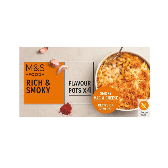 M&S 4 Rich & Smoky Flavour Pots