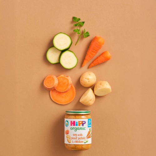 HiPP Organic Veg With Sweet Potato & Chicken Baby Food Jar 7+ Months  thumbnail 5
