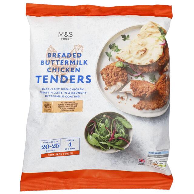 M&S Breaded Buttermilk Chicken Tenders Frozen
