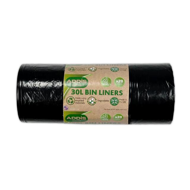 Addis 30l Degradable Eco Kitchen Waste Bin Liners
