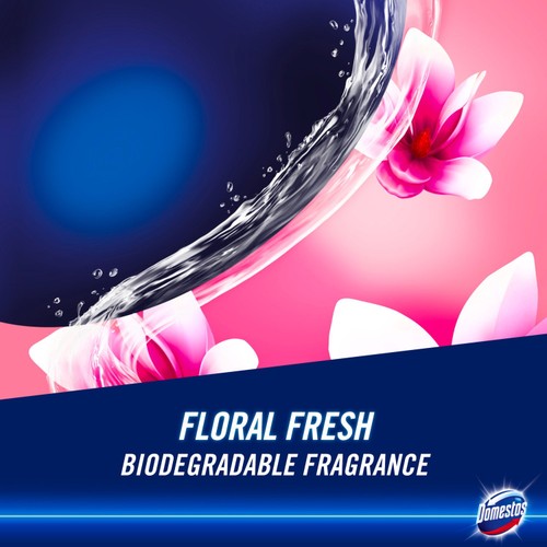 Domestos Power Fresh Gel Toilet Cleaner Floral Fresh thumbnail 4