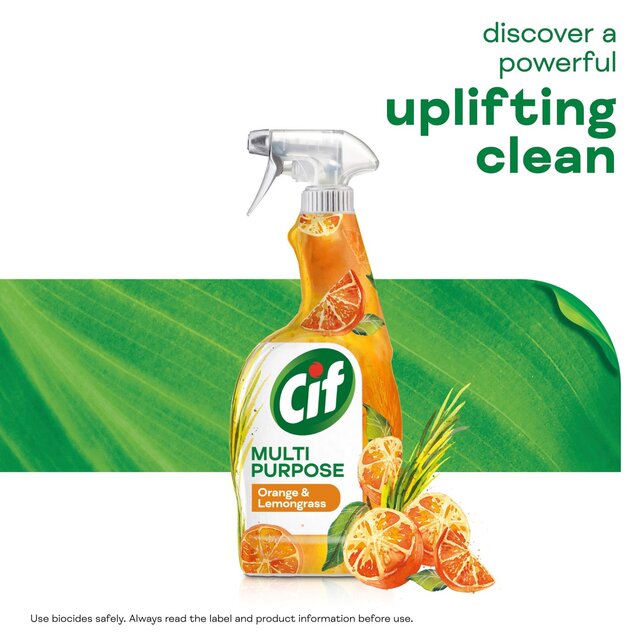 Cif Multipurpose Spray Orange & Lemongrass thumbnail 6