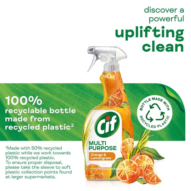 Cif Multipurpose Spray Orange & Lemongrass thumbnail 7