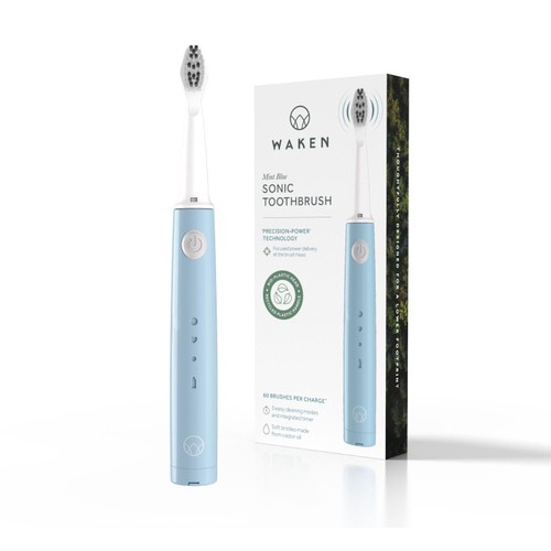 Waken Rechargeable Sonic Toothbrush - Mint Blue