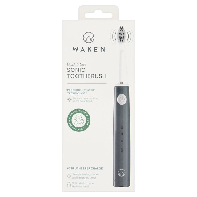 Waken Rechargeable Sonic Toothbrush - Graphite Grey