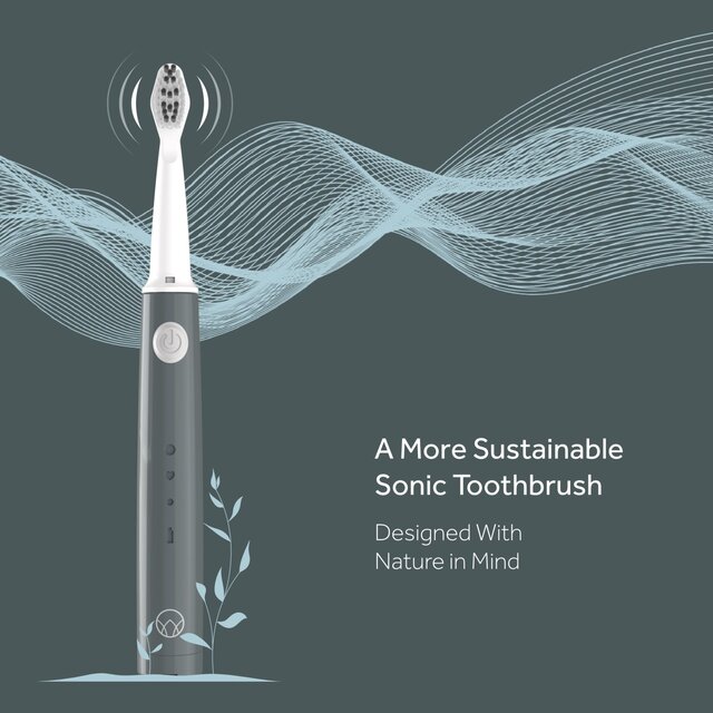 Waken Rechargeable Sonic Toothbrush - Graphite Grey thumbnail 3