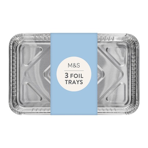 M&S 3 Foil Baking Trays thumbnail 2