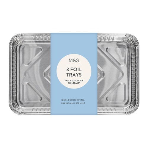 M&S 3 Foil Baking Trays thumbnail 3