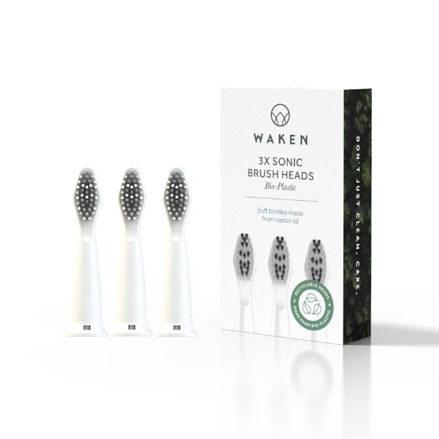 Waken Sonic Toothbrush Heads - White thumbnail 2