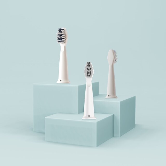 Waken Sonic Toothbrush Heads - White thumbnail 5