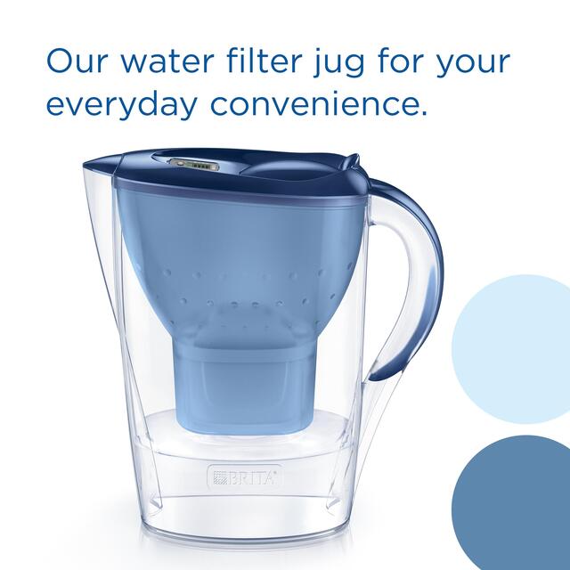 BRITA Marella Water Filter Jug Blue (2.4L) thumbnail 2