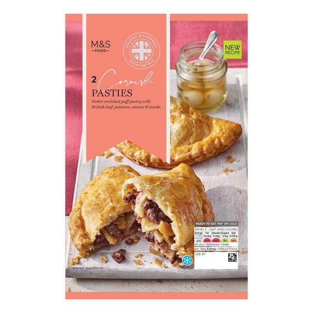 M&S 2 Cornish Pasties